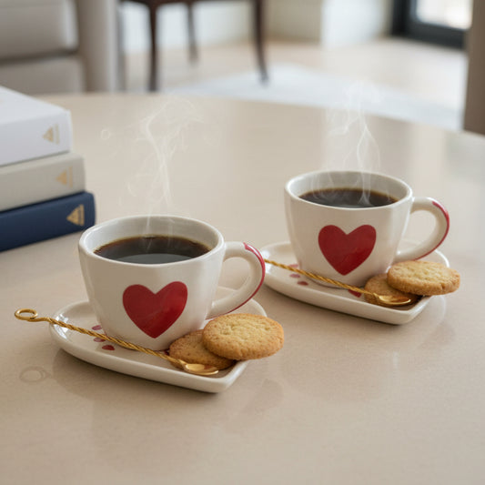 The All Heart Mug & Saucer Set