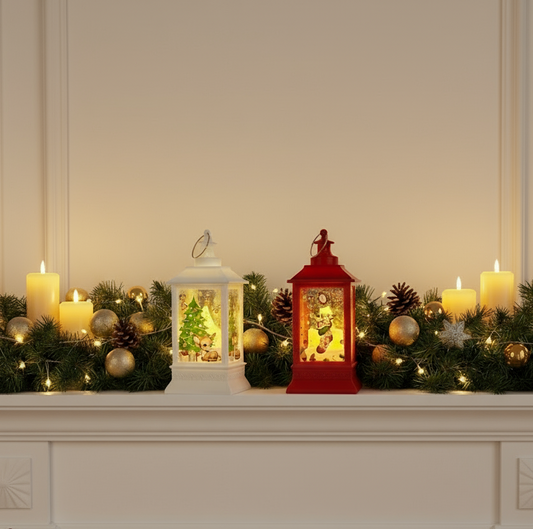 Christmas Glow Lantern Set