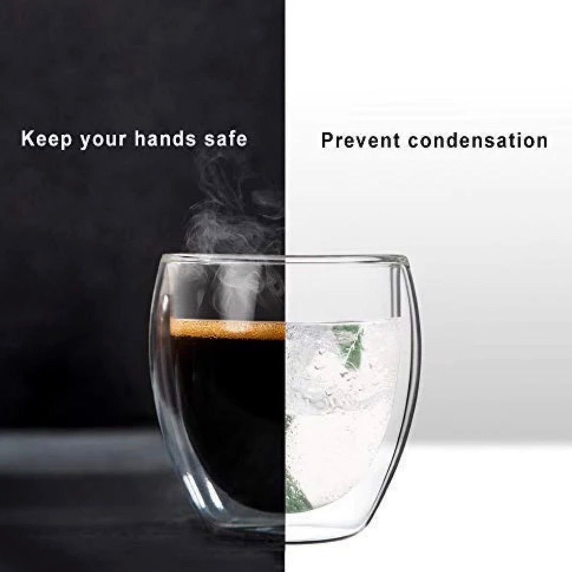 Lumière Thermal Glass Cup