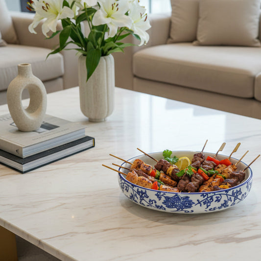 The Imperial Blue Dynasty Dish