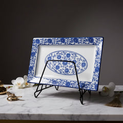 Blue Heritage Frame Platter