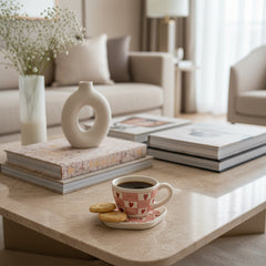 Checked with Love Mug Set