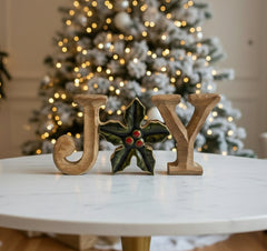 Mistletoe Joy Wooden Accent