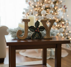 Mistletoe Joy Wooden Accent