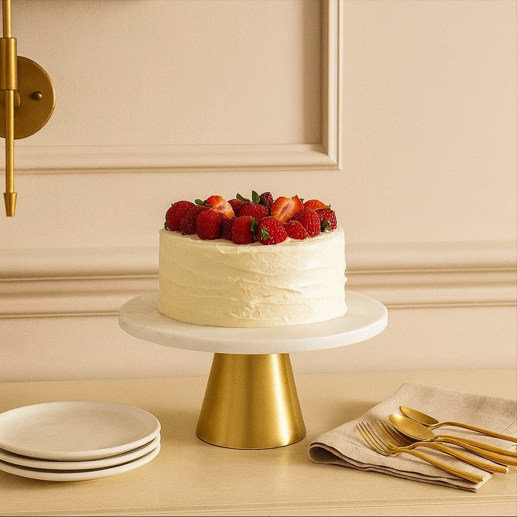 Ivory Luxe Cake Stand