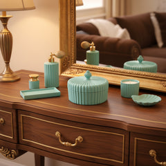 Turquoise Luxe Jar