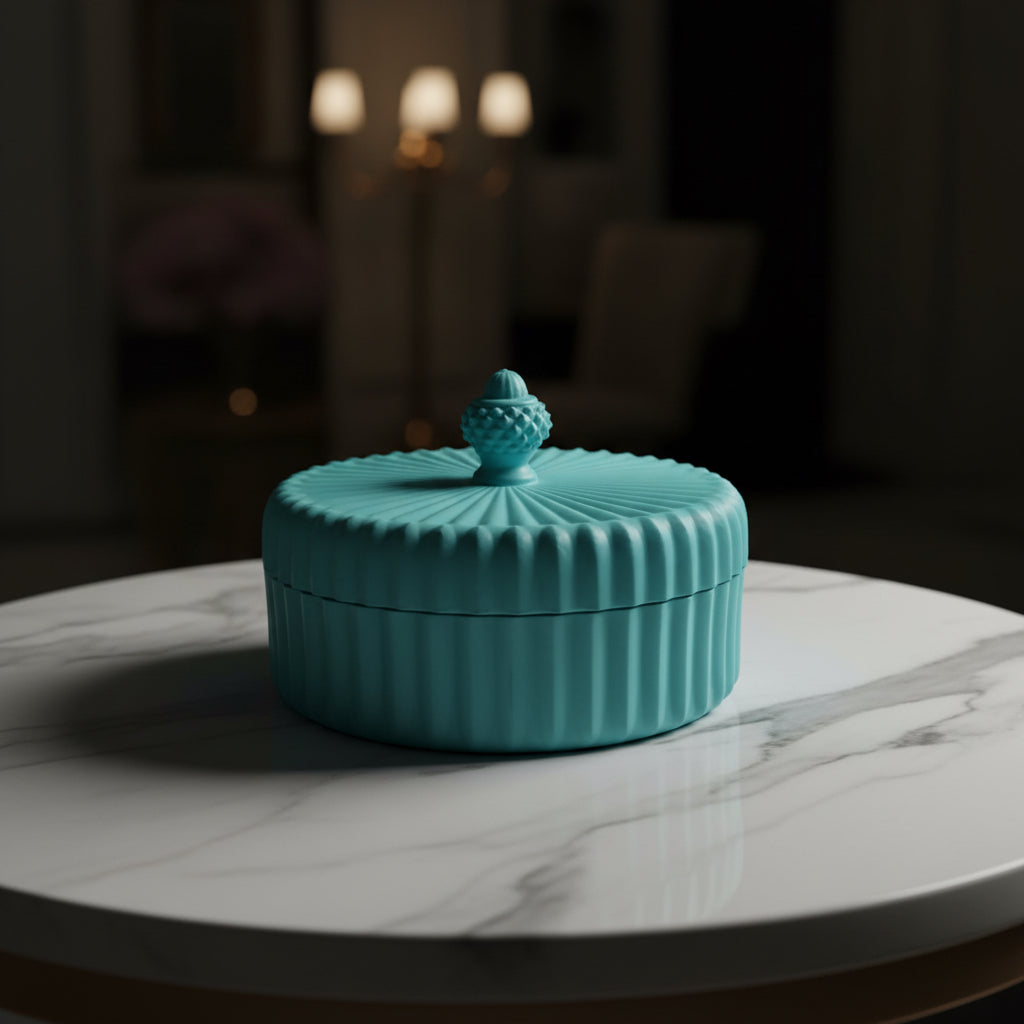Turquoise Luxe Jar