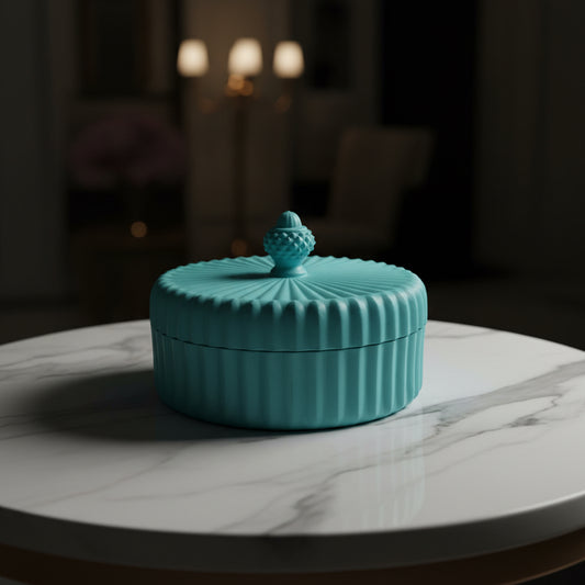 Turquoise Luxe Jar