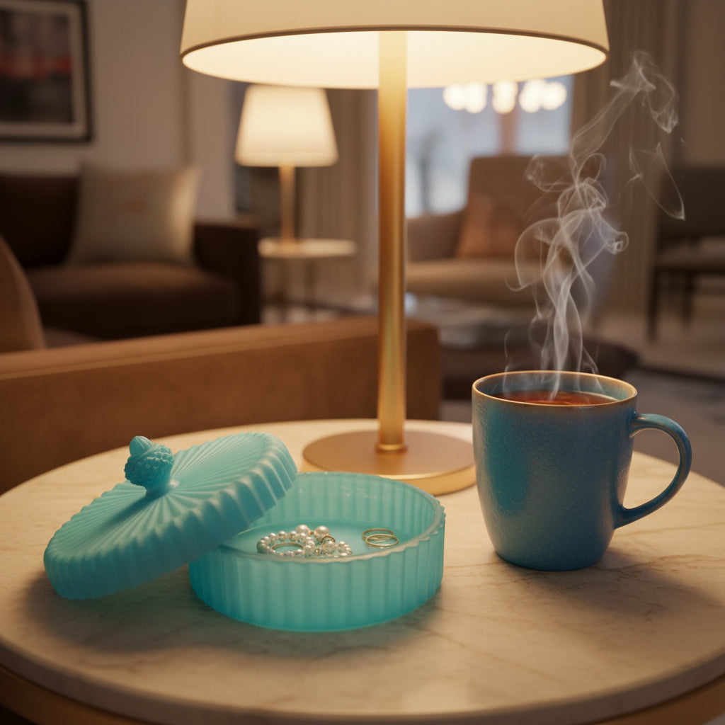 Turquoise Luxe Jar