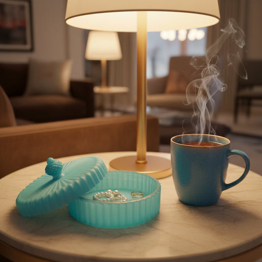 Turquoise Luxe Jar