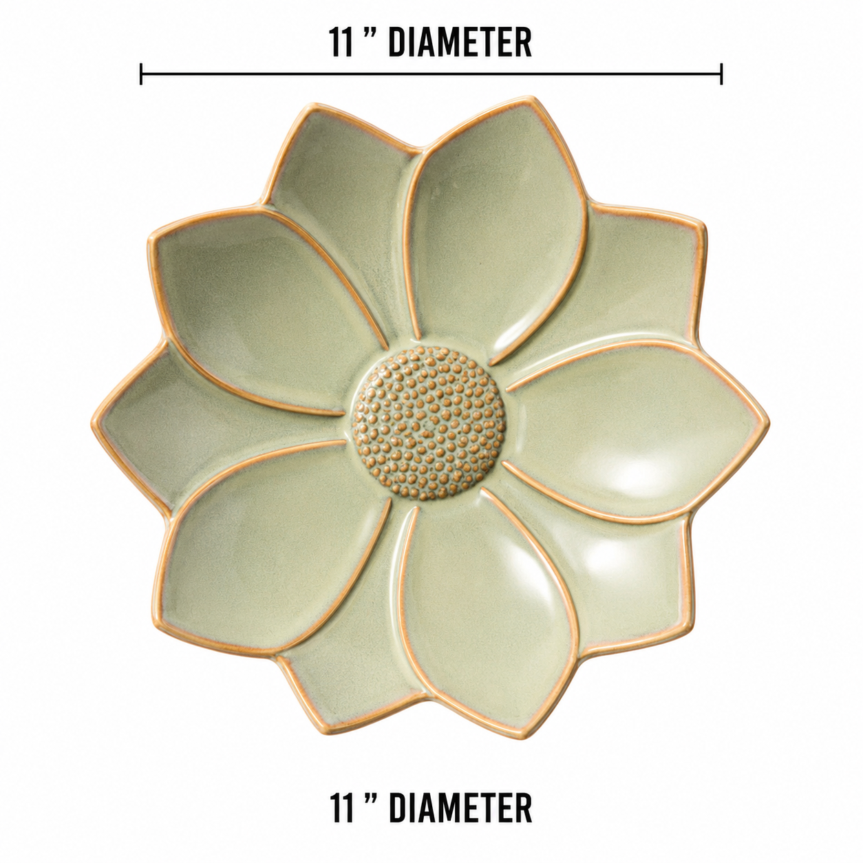 Jade Lotus Bloom Platter