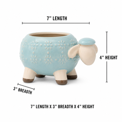 Little Lamb Planter ~ Set of 2