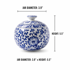 The Sapphire Dynasty Jar