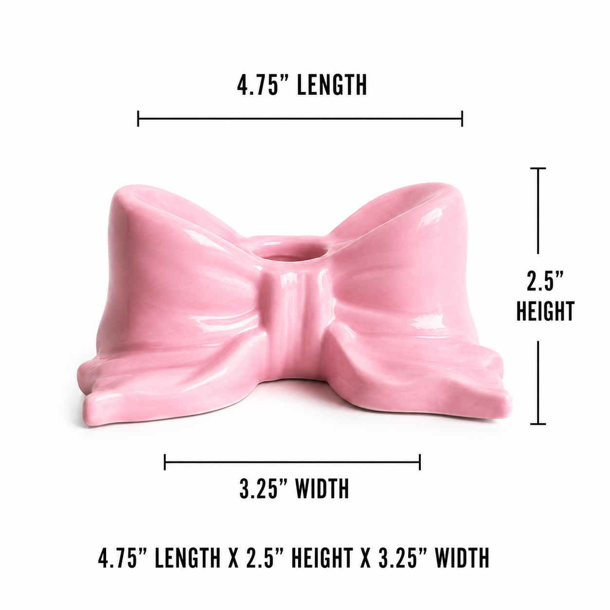 The Rosette Bow Candlestand Duo
