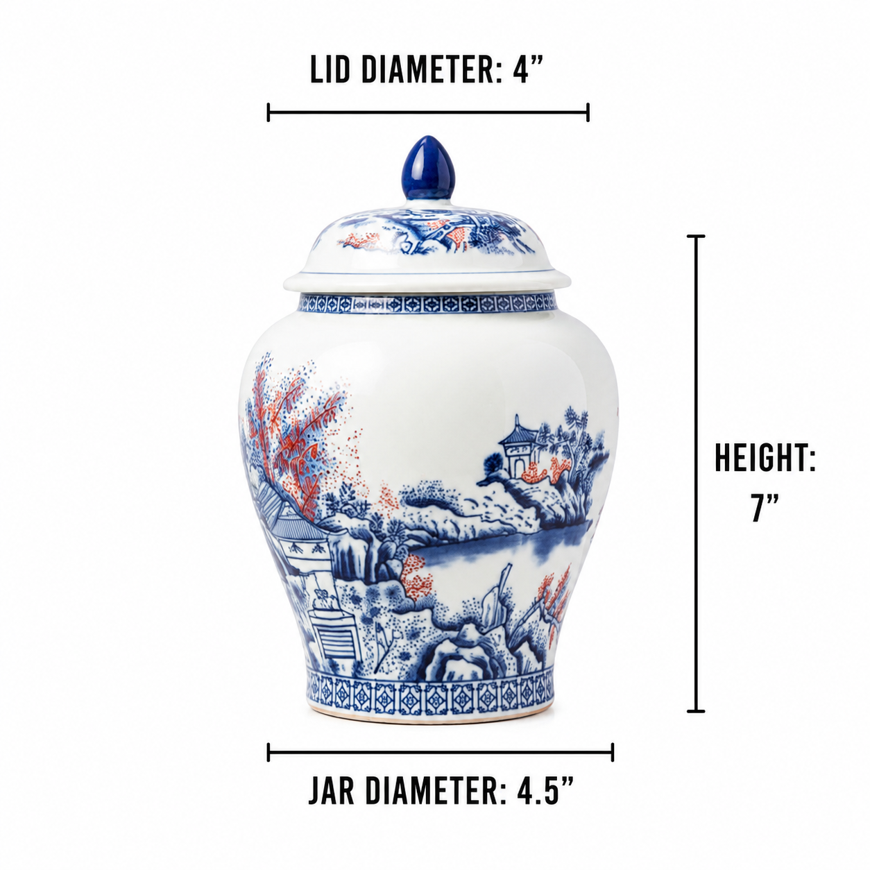 Imperial Garden Ginger Jar