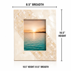Pearl Mosaic Photo Frame