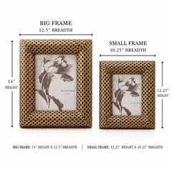 Heritage Mother Of Pearl Heirloom Photo-frame ~ Set of 2