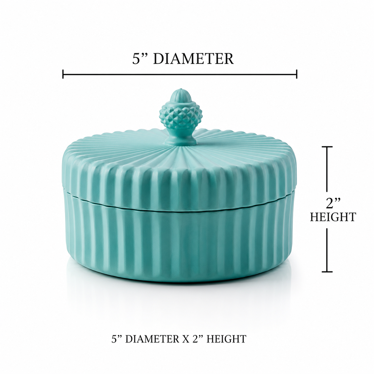 Turquoise Luxe Jar