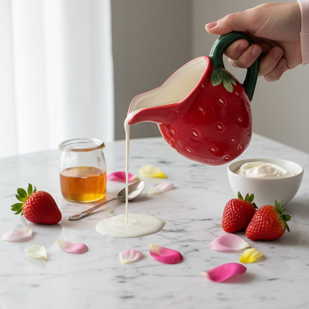 Strawberry Bloom Pourer