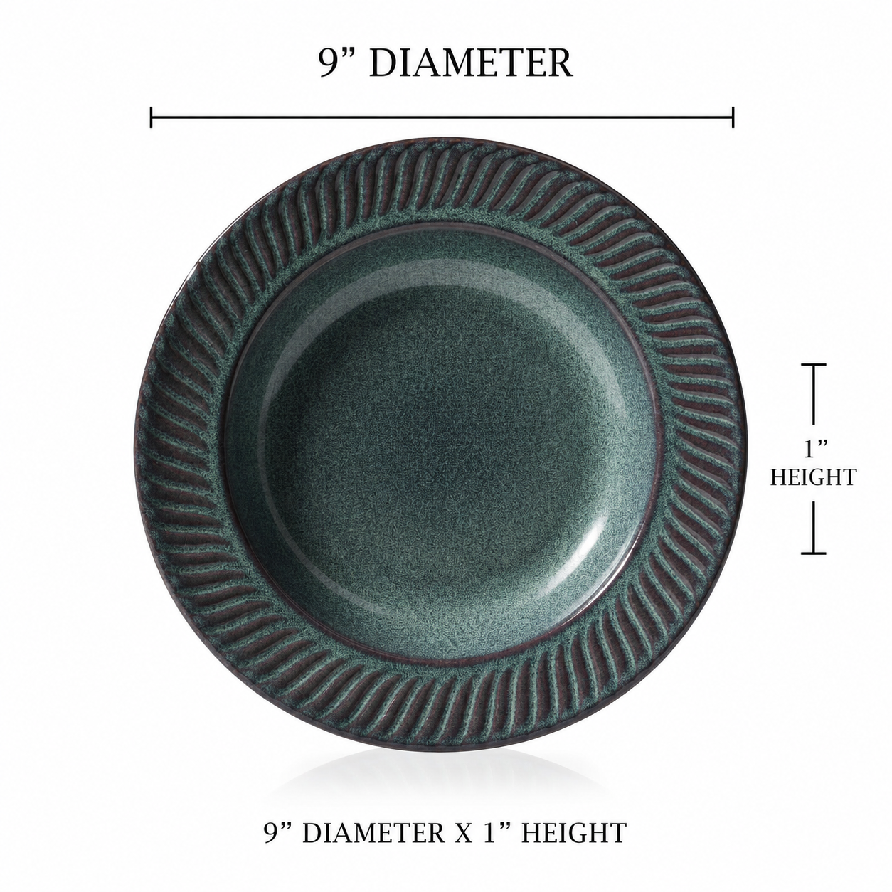 Verdant Ridge Pasta Plates ~ Set of 2