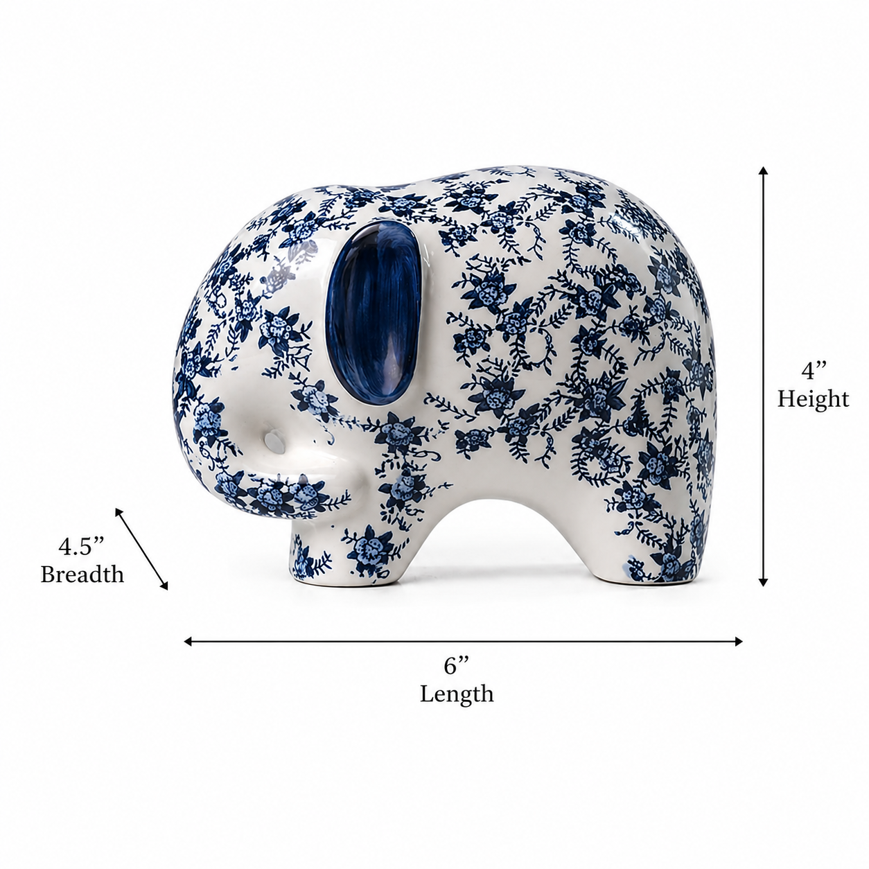 Imperial Blue Majesty Elephant ~ Set of 2
