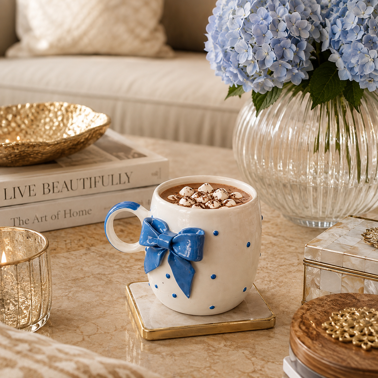 The Bluebell Bow Mug