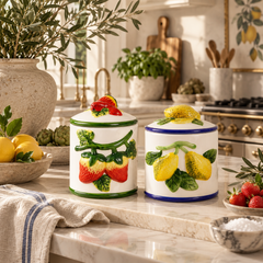 Limoncello and Berry Garden Jars ~ Set of 2