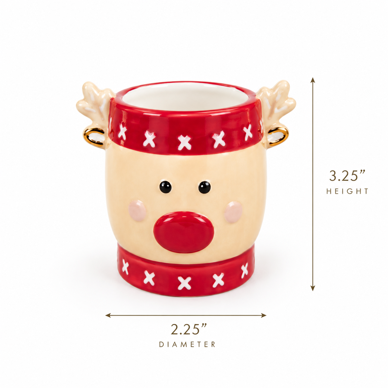Rudolph Reindeer Mini Candle Holder