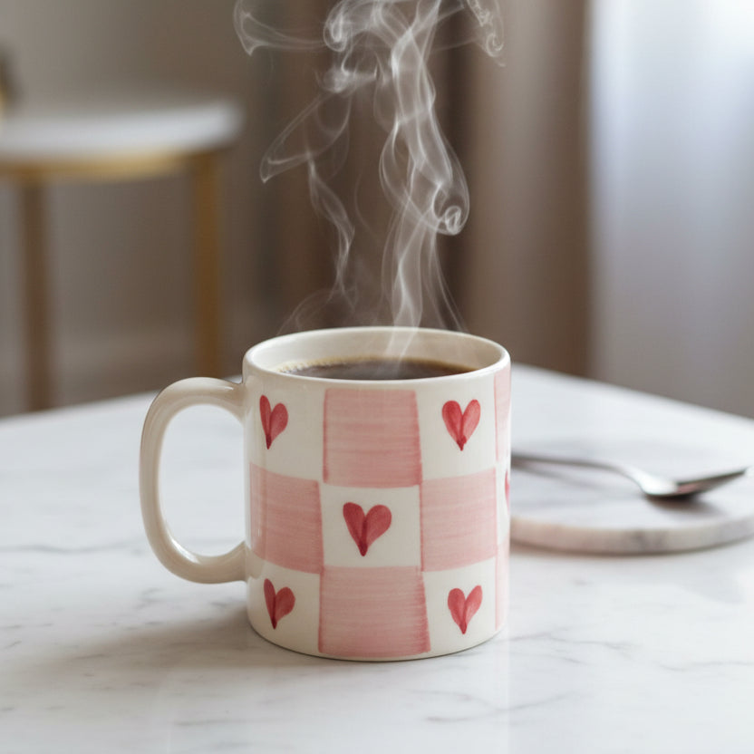 The Checkmate Heart Mug
