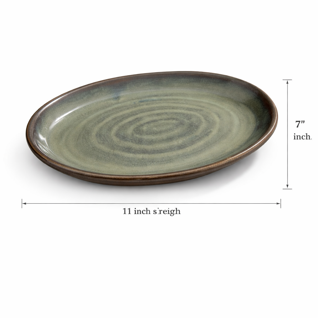 Jade Oval Platter