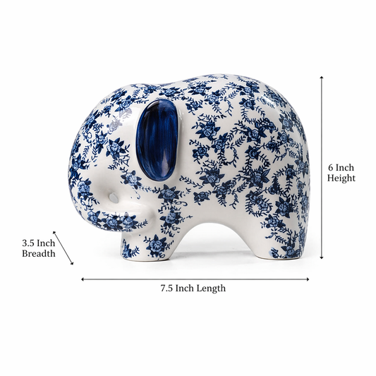 Imperial Blue Majesty Elephant ~ Set of 2