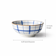 Imperial Blue Hatch Bowls