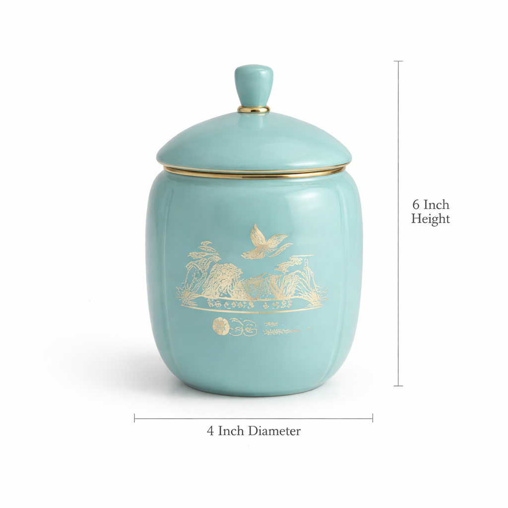 The Studio Turquoise Jar