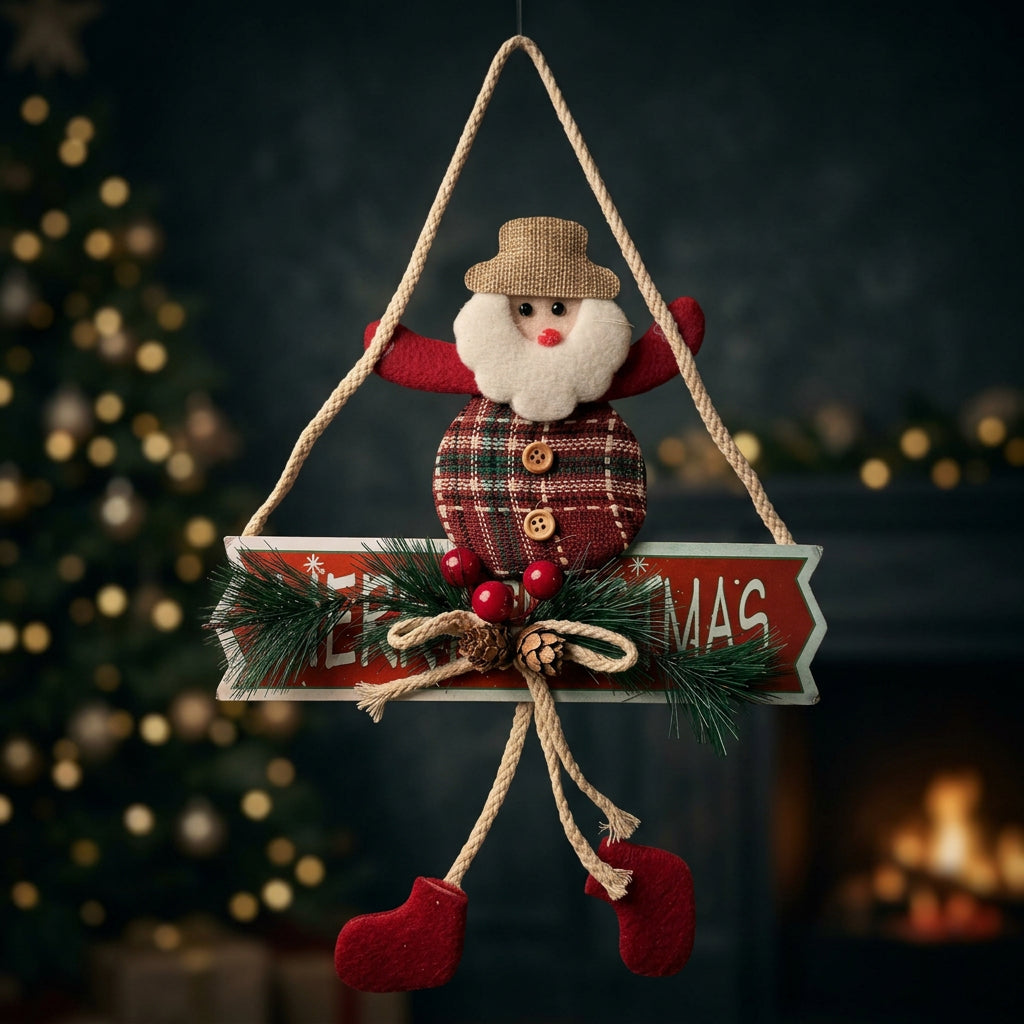 Santa’s Festive Door Charm