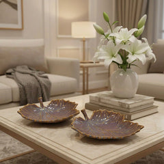 Maple Muse Leaf Platter ~ Set of 2